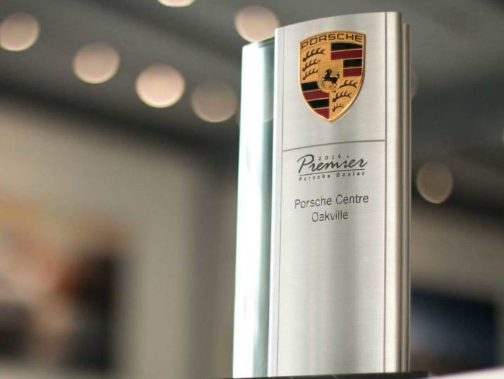 2016 Premier Dealer Award - Porsche Centre Oakville